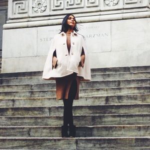 Kate Spade, blush pink cape in XS